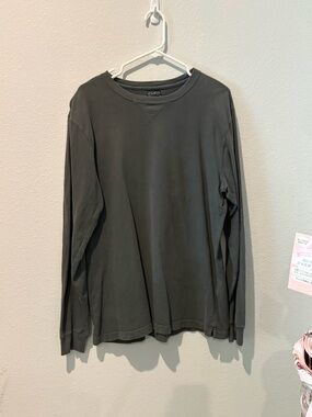 Lucky Brand Men's Long Sleeve Crewneck Shirt - Charcoal